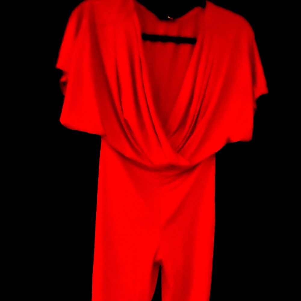 Small cotton Fashion Nova red one piece